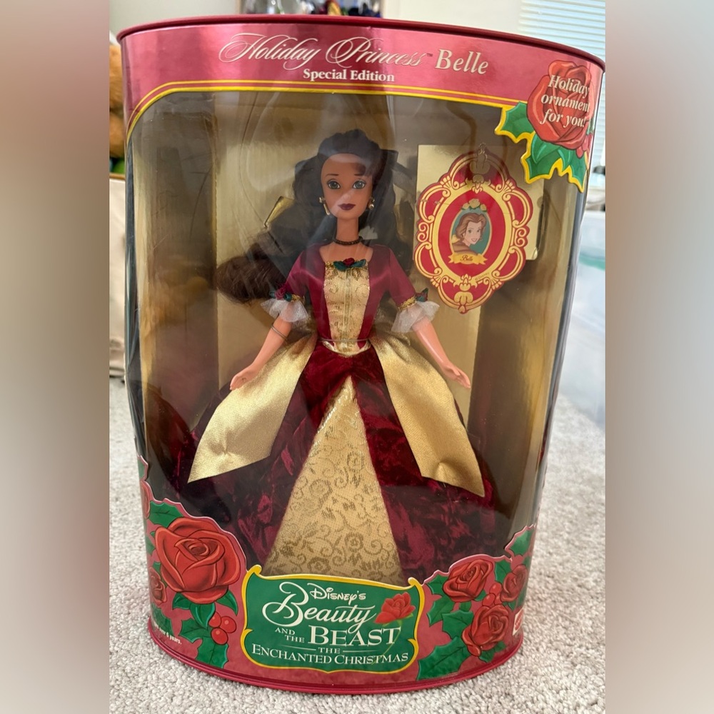 ✨Princess Belle doll from Disney's Beauty and the Beast: The Enchanted Christmas